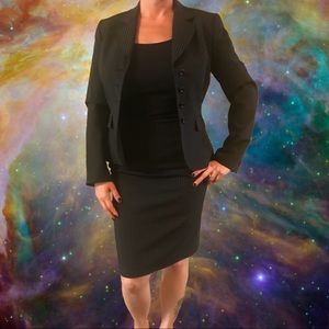 Tahari black pinstripe suit. Everything must go!!